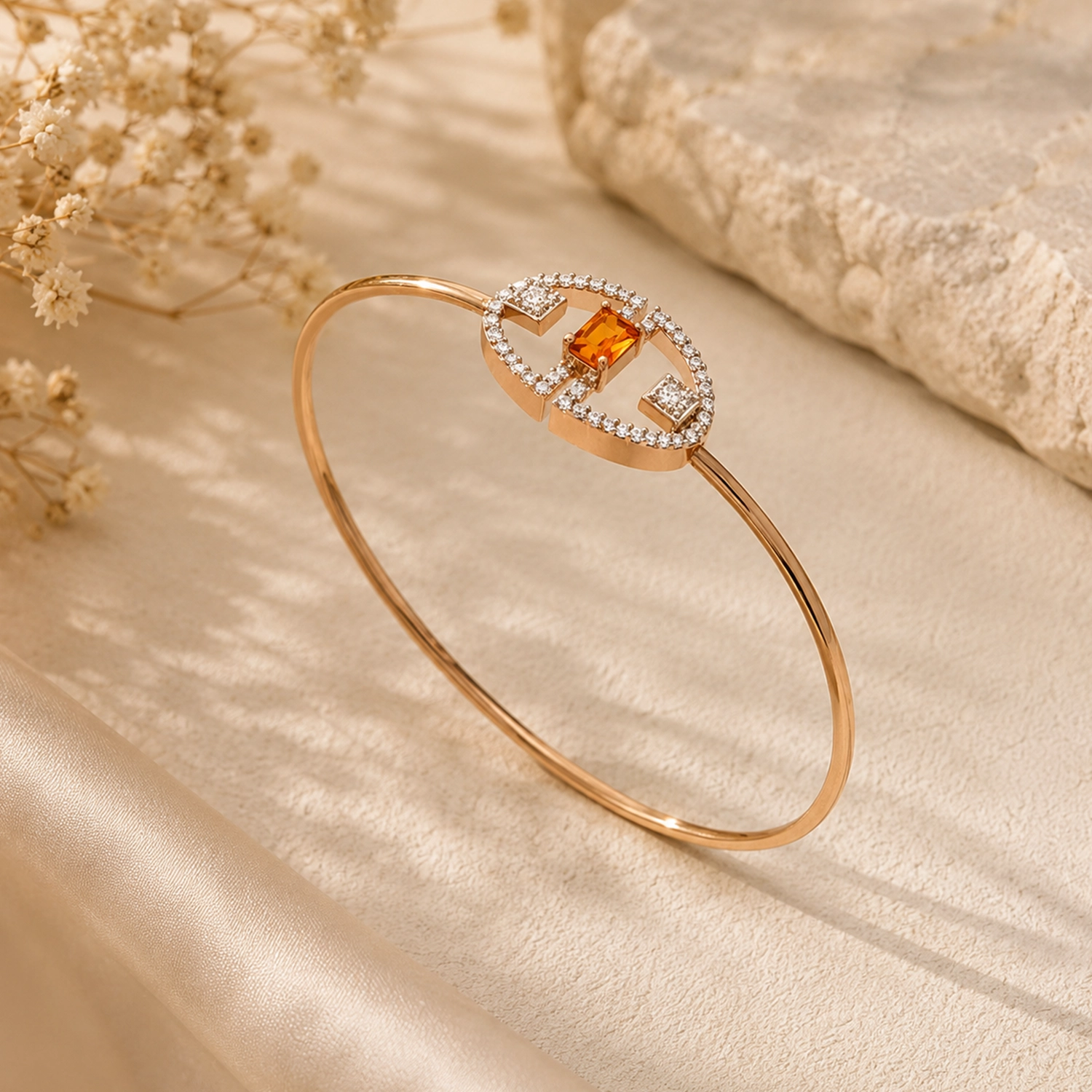 Citrine Aura Bangle