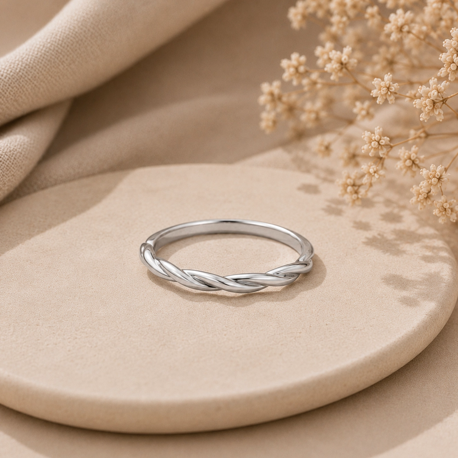 Infinity Weave Band Ring