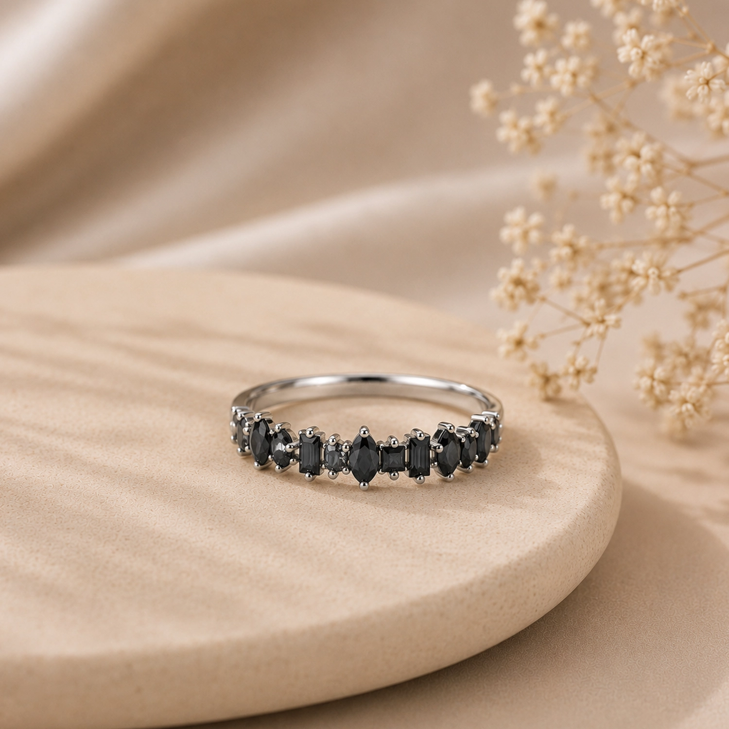 Midnight Noir Eternity Ring